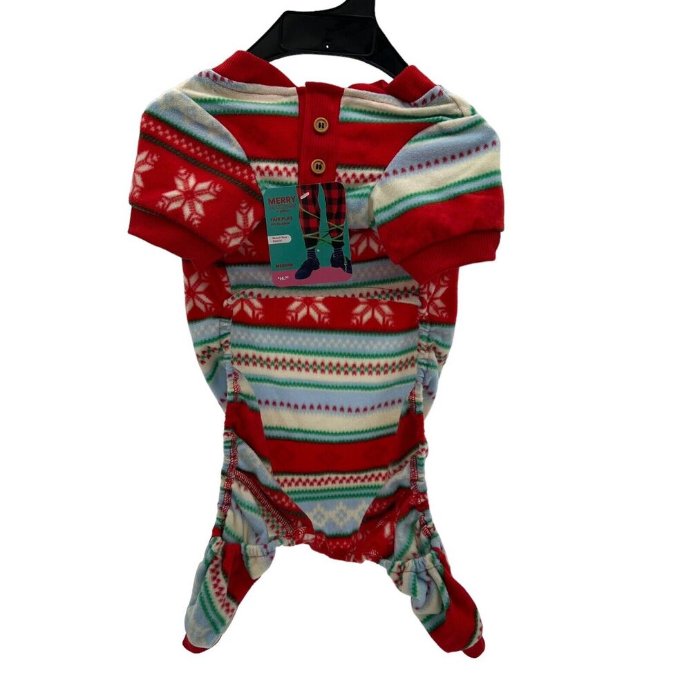 Dog Medium Winter Wear Fits 16" 18" Ultra Soft Stretch Legs Body Merry Makings